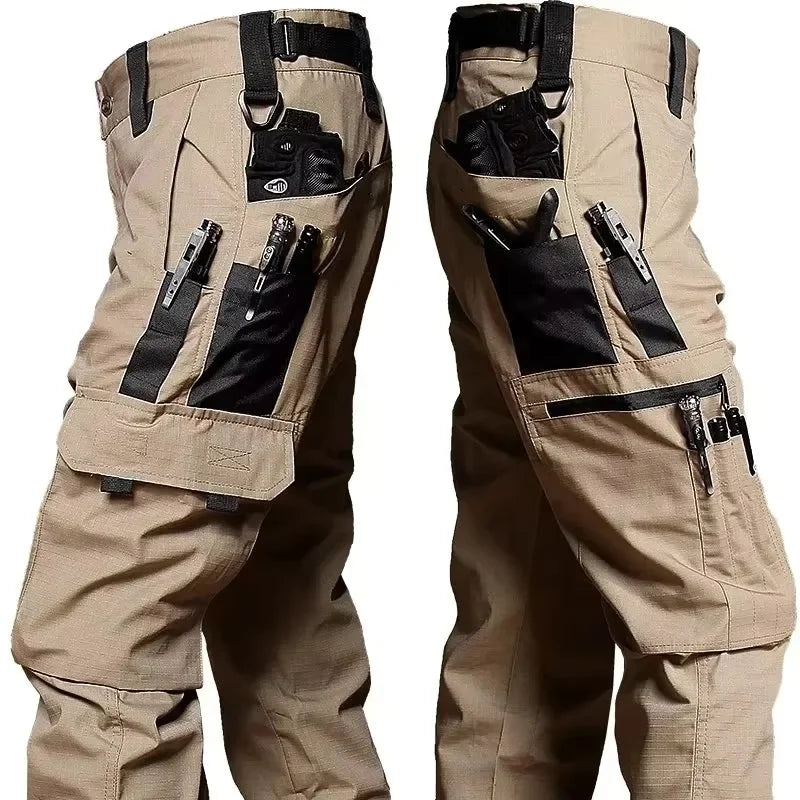Taktische wasserdichte Cargo-Hose Herren – Outdoor Combat Hose mit Mehreren Taschen für Camping & Hiking