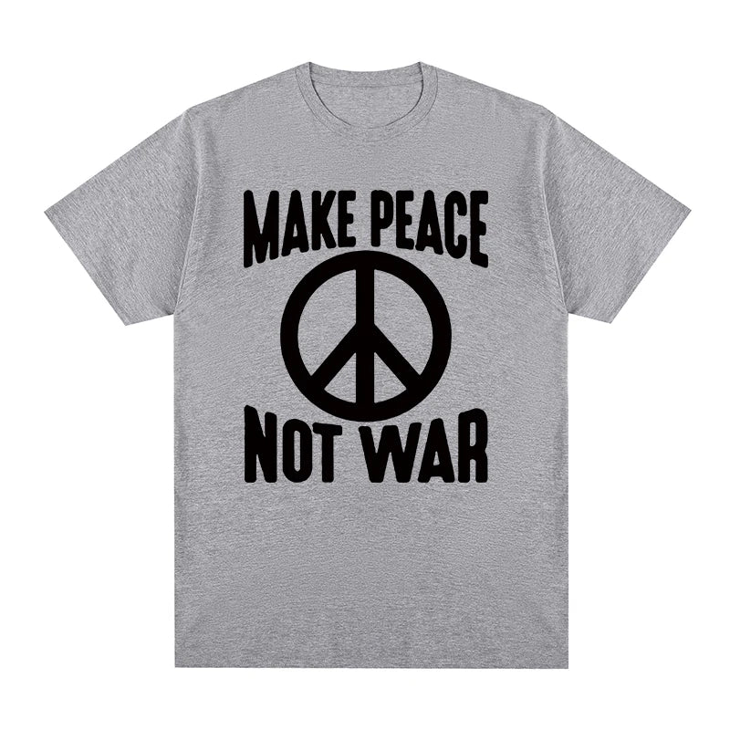 Make Love Not War Vintage T-Shirt – Baumwoll-Shirt mit Retro-Statement für Damen & Herren