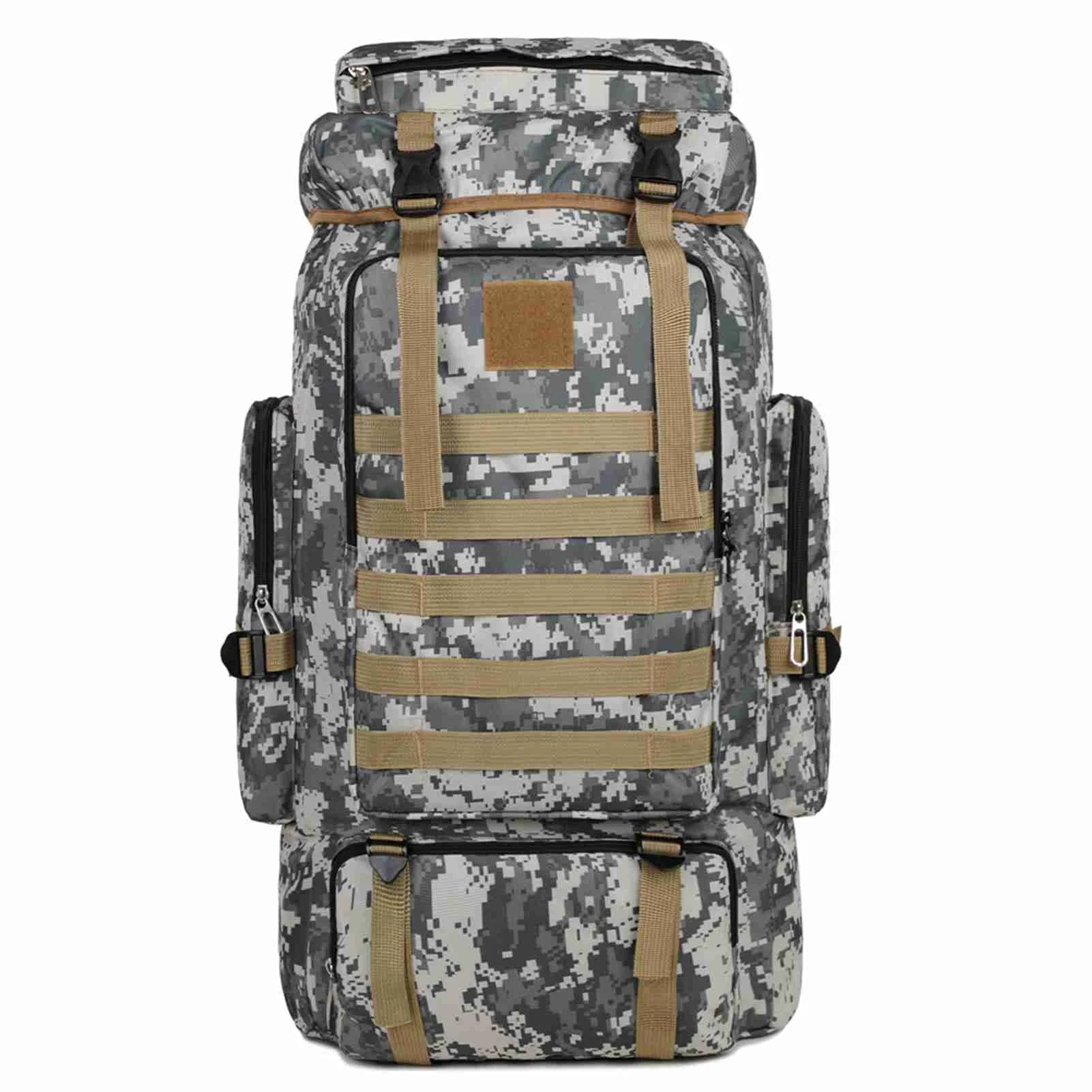 Outdoor Trekkingrucksack mit großem Stauraum – Camping & Hiking Rucksack mit mehreren Fächern