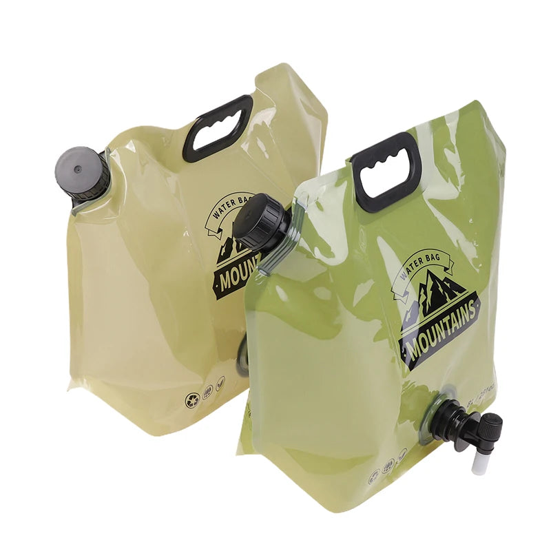 Faltbarer 8L Wasserkanister mit Zapfhahn – Tragbarer Wasserbehälter für Camping, Outdoor & Reisen