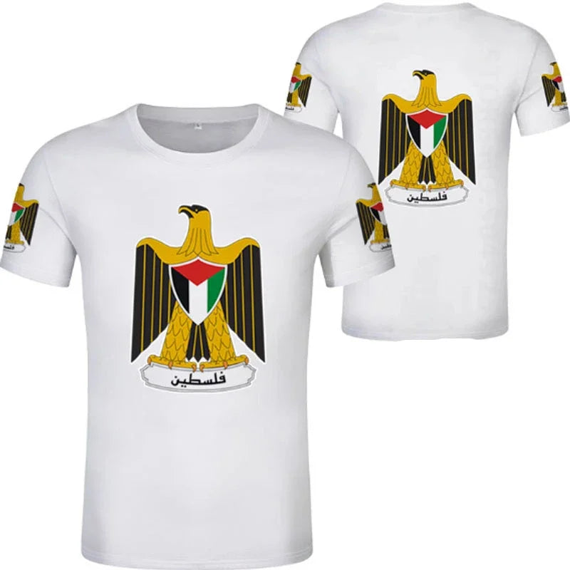 Palästina Flaggen T-Shirt – Sportliches Herren Trikot mit Grafikprint | Atmungsaktiv & Schnelltrocknend
