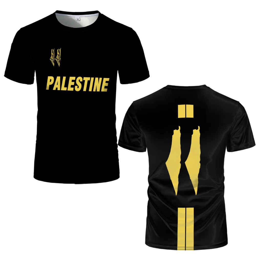 Palästina Fußball Jersey – Herren 3D-Print Sportshirt | Atmungsaktives Sommer T-Shirt (Kopie)