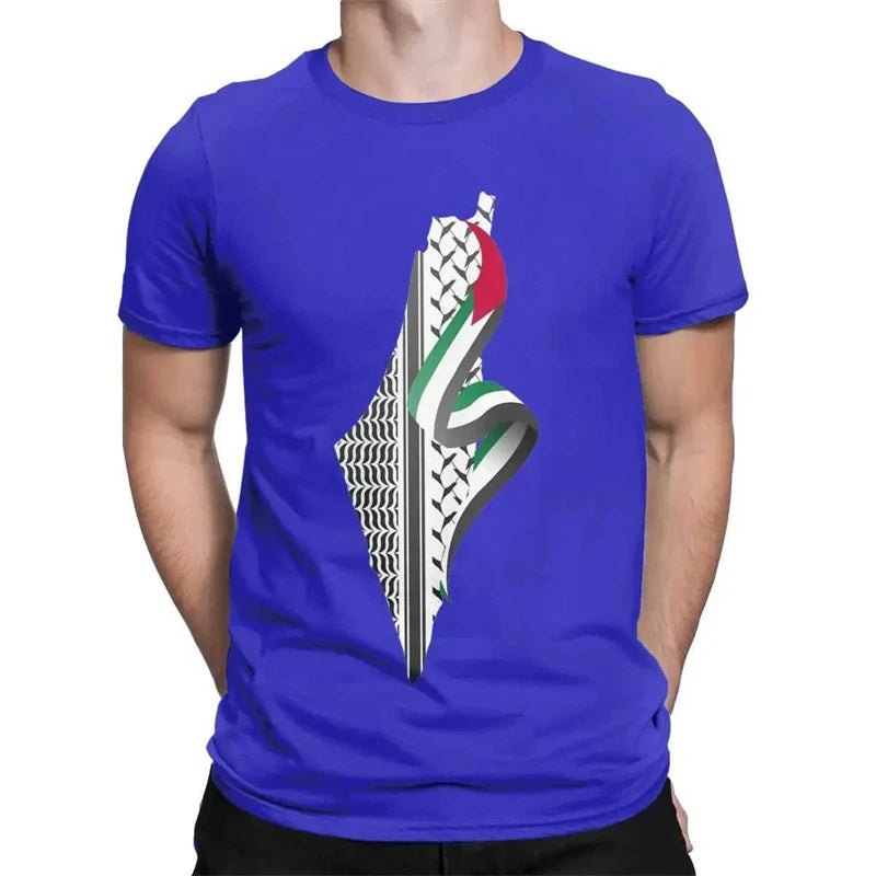 Palästina T-Shirt mit Flaggenmotiv – 3D Print Kurzarm Shirt – Unisex Streetwear für Damen, Herren & Kinder
