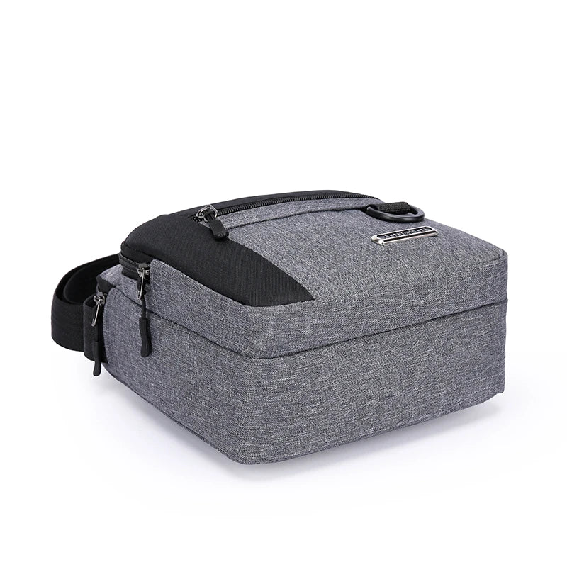 Herren Schultertasche mit großem Stauraum – Wasserdichte Business Crossbody Bag aus Oxford-Gewebe