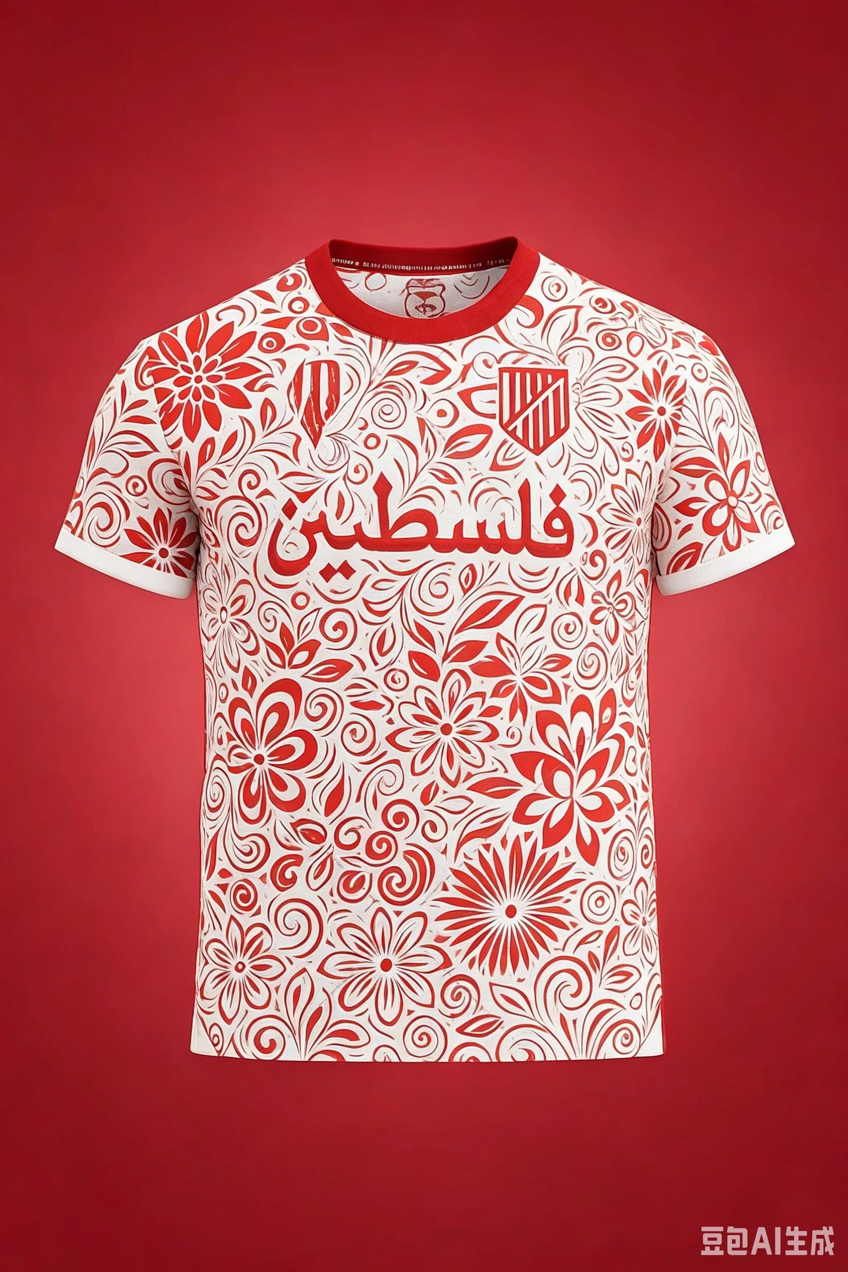 Palästina-Flagge Rugby-Jersey – 3D-Druck T-Shirt für die ganze Familie, Sommer-Trend, lässige Streetwear