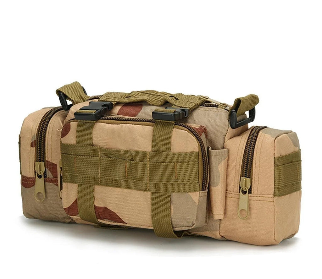 Outdoor Hüfttasche 3–5 L – Multifunktionale Waist Bag aus Nylon für Camping, Wandern & Trekking
