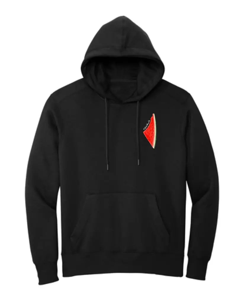 Palästina & Libanon Hoodie – Unisex Kapuzenpullover mit Flaggen- & Kalligrafie-Print