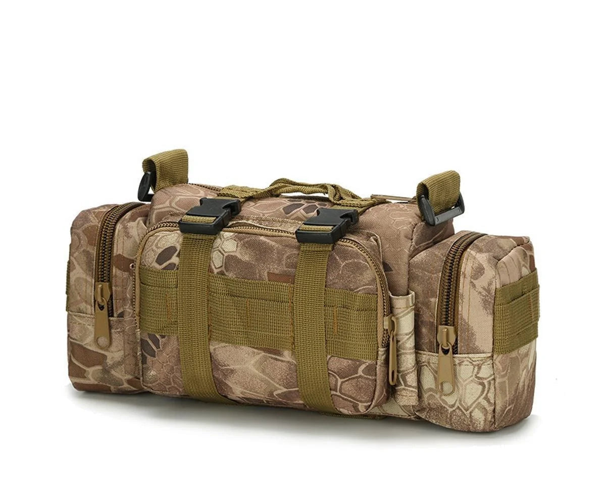 Outdoor Hüfttasche 3–5 L – Multifunktionale Waist Bag aus Nylon für Camping, Wandern & Trekking
