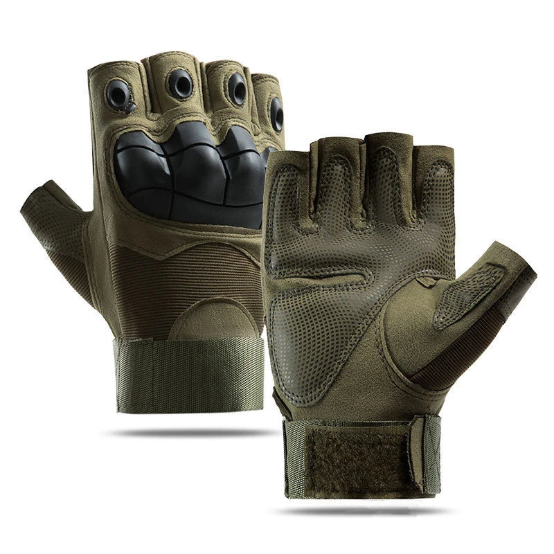 Taktische Outdoor-Handschuhe – Atmungsaktiv, Rutschfest & Knöchelschutz für Wandern, Radfahren & Outdoor
