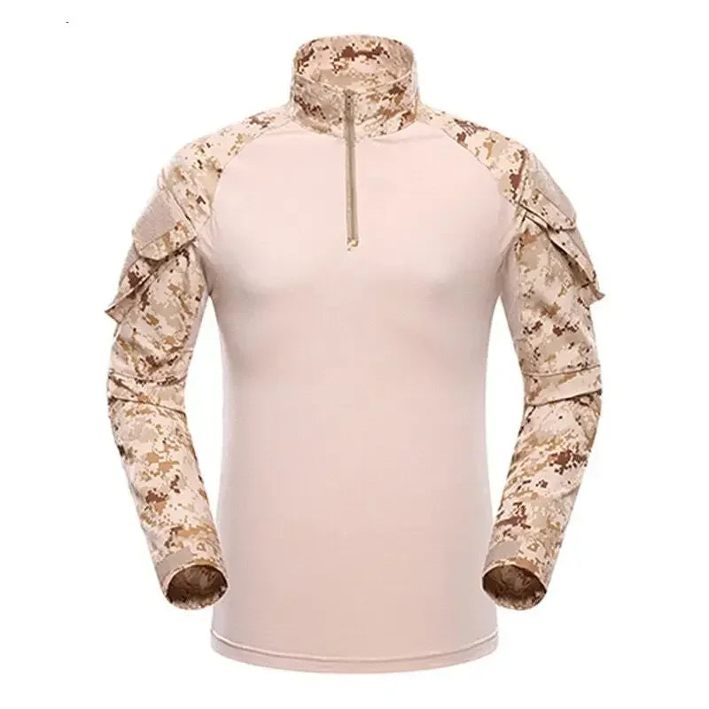 Taktisches Langarm Outdoor Shirt – Herren Tactical Combat Shirt – Atmungsaktiv für Wandern, Jagd & Camping – Größen S–XXXL
