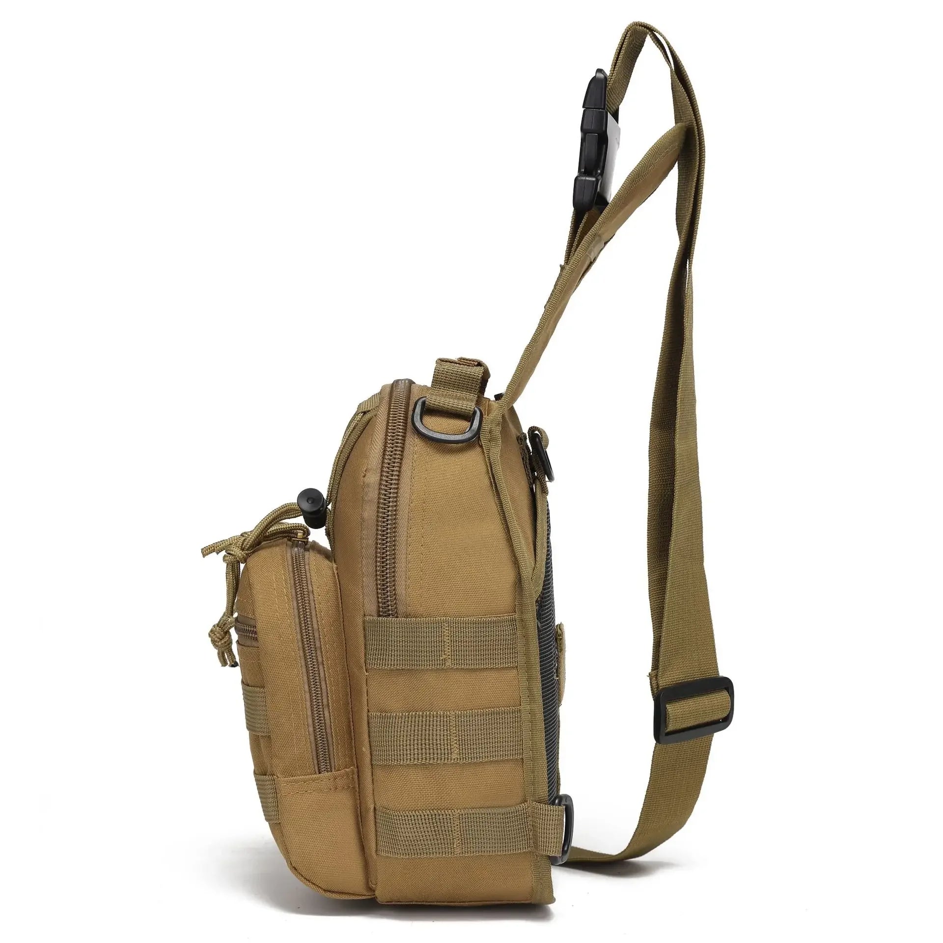 Taktischer Schulterrucksack 600D – EDC Outdoor Sling Bag – Wasserabweisender Daypack für Wandern, Camping & Alltag