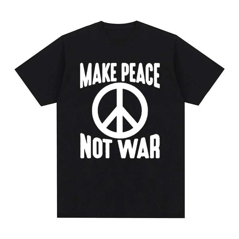 Make Love Not War Vintage T-Shirt – Baumwoll-Shirt mit Retro-Statement für Damen & Herren