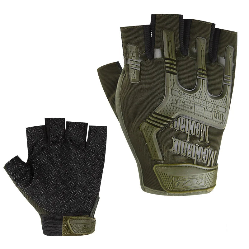 Taktische Outdoor-Handschuhe Halbfinger – Rutschfest & Verschleißfest – Für Fitness, Radfahren, Wandern & Outdoor