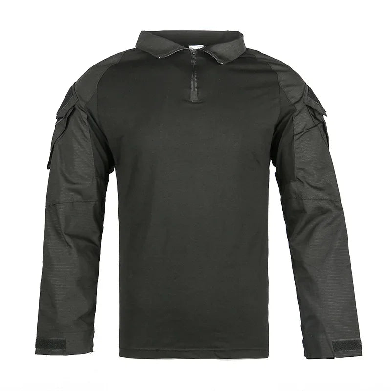 Taktisches Langarm Outdoor Shirt – Herren Tactical Combat Shirt – Atmungsaktiv für Wandern, Jagd & Camping – Größen S–XXXL