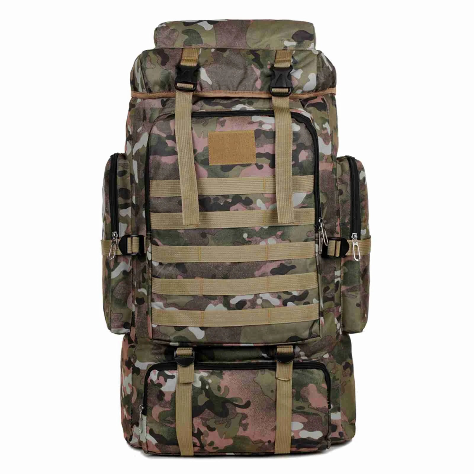Outdoor Trekkingrucksack mit großem Stauraum – Camping & Hiking Rucksack mit mehreren Fächern