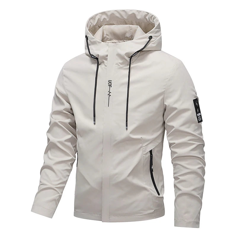 Herren Regenjacke wasserdicht mit Kapuze – Leichte Outdoor Jacke für Wandern, Camping & Trekking – Größen M–5XL