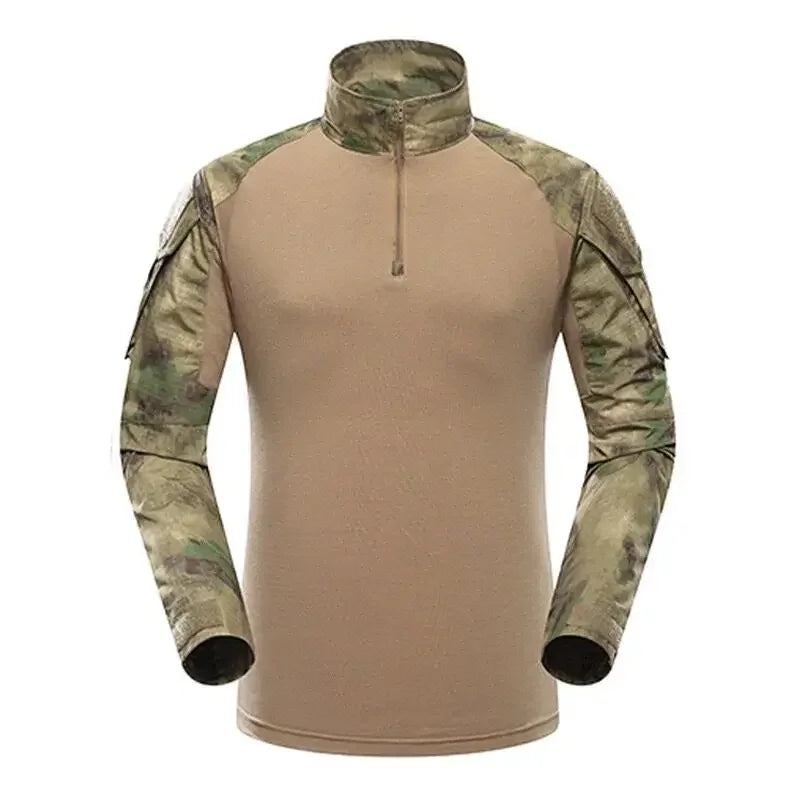 Taktisches Langarm Outdoor Shirt – Herren Tactical Combat Shirt – Atmungsaktiv für Wandern, Jagd & Camping – Größen S–XXXL
