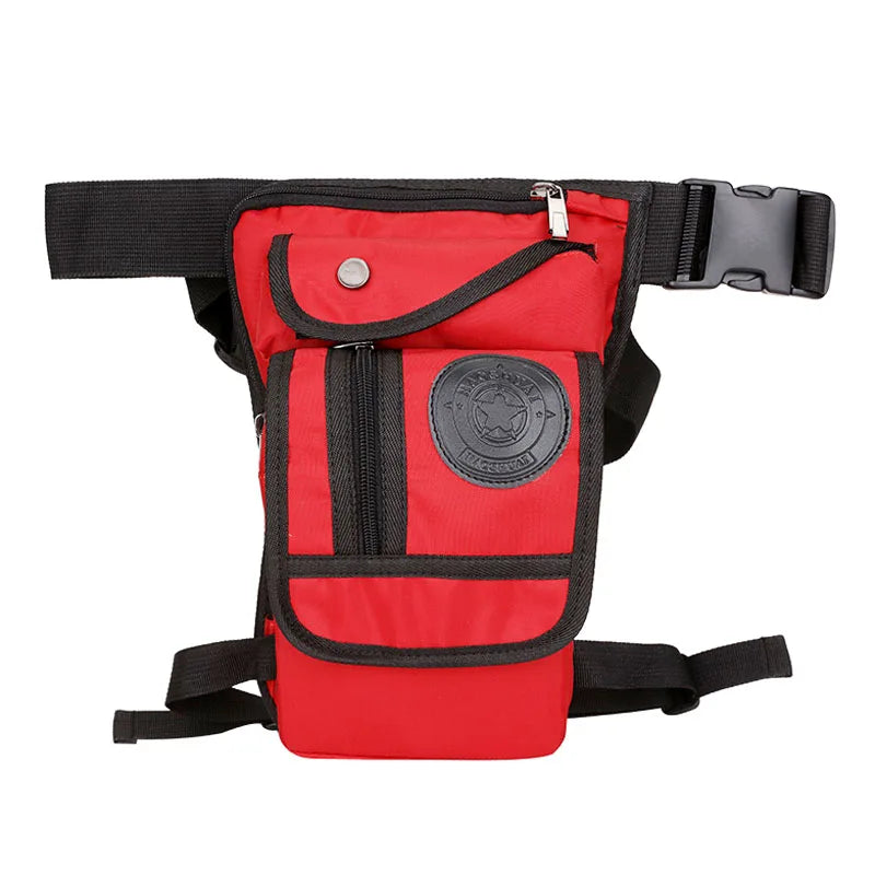 Herren Bein- & Hüfttasche – Tactical Drop Leg Bag aus Canvas oder Nylon – Motorrad-, Outdoor- & Gürteltasche