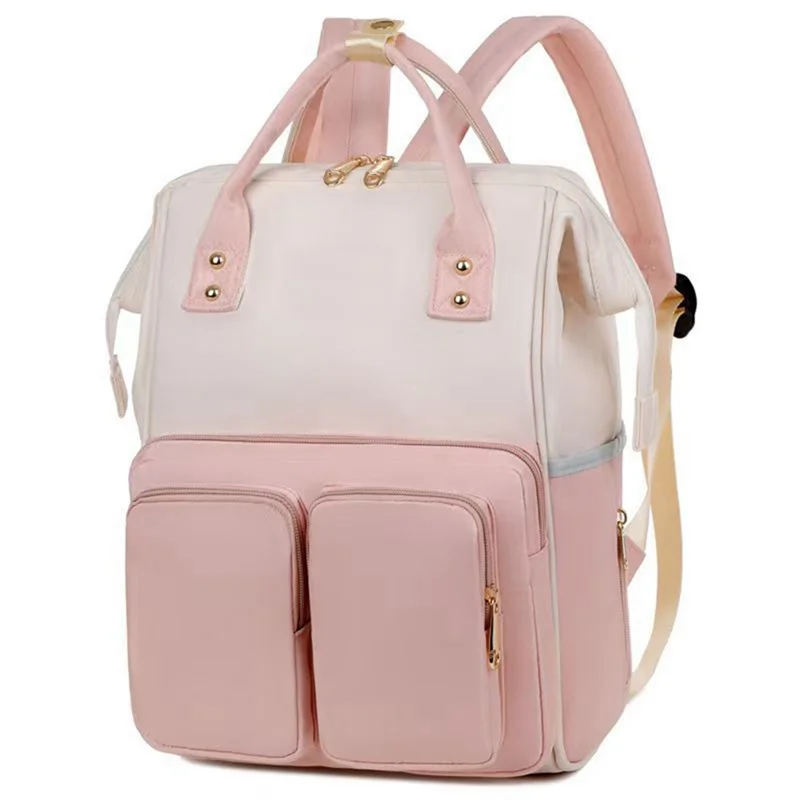 Baby Wickelrucksack – Großer Mommy Backpack mit isolierten Flaschenfächern & Kinderwagenbefestigung