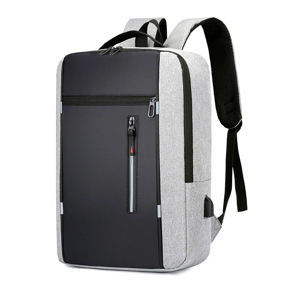 Laptop Rucksack 15,6 Zoll mit USB-Anschluss – Wasserabweisender Business & Reiserucksack für Damen und Herren