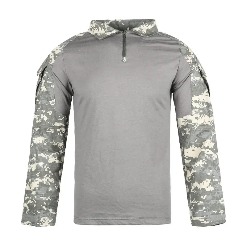 Taktisches Langarm Outdoor Shirt – Herren Tactical Combat Shirt – Atmungsaktiv für Wandern, Jagd & Camping – Größen S–XXXL