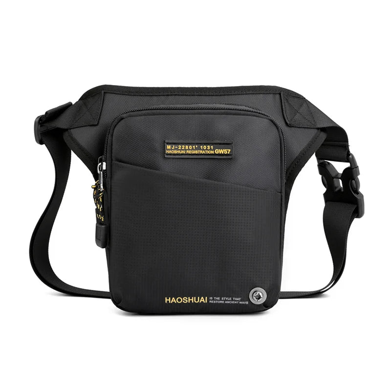 Motorrad Beintasche – Multifunktionale Hüft- & Oberschenkeltasche aus PU – Schulter- & Crossbody Bag