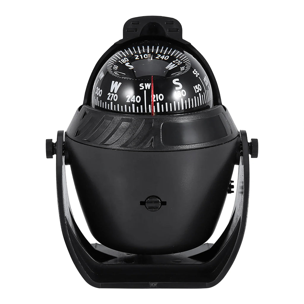Marine-Kompass mit LED-Beleuchtung – Wasserdichter Boots- & Fahrzeugkompass für Navigation