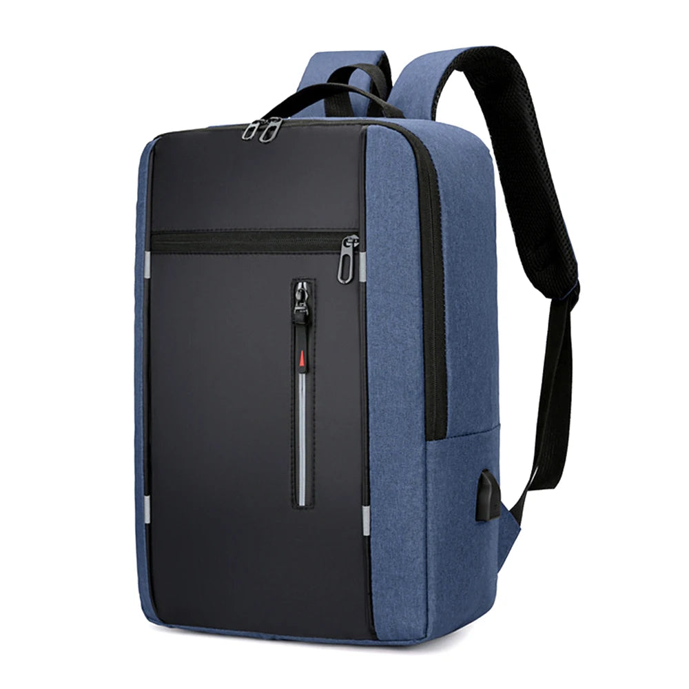 Laptop Rucksack 15,6 Zoll mit USB-Anschluss – Wasserabweisender Business & Reiserucksack für Damen und Herren