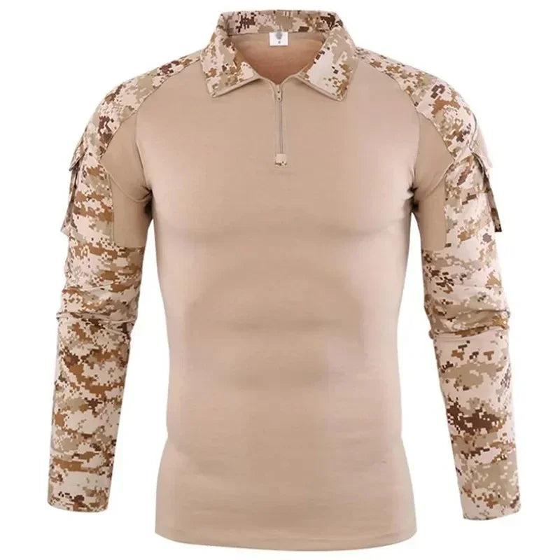 Taktisches Langarm Outdoor Shirt – Herren Tactical Combat Shirt – Atmungsaktiv für Wandern, Jagd & Camping – Größen S–XXXL