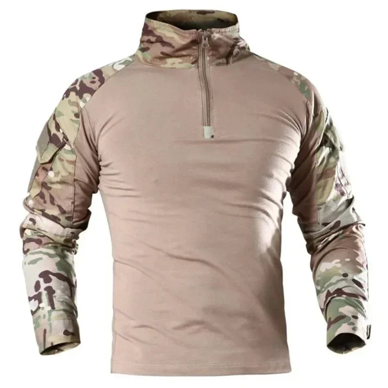 Taktisches Langarm Outdoor Shirt – Herren Tactical Combat Shirt – Atmungsaktiv für Wandern, Jagd & Camping – Größen S–XXXL