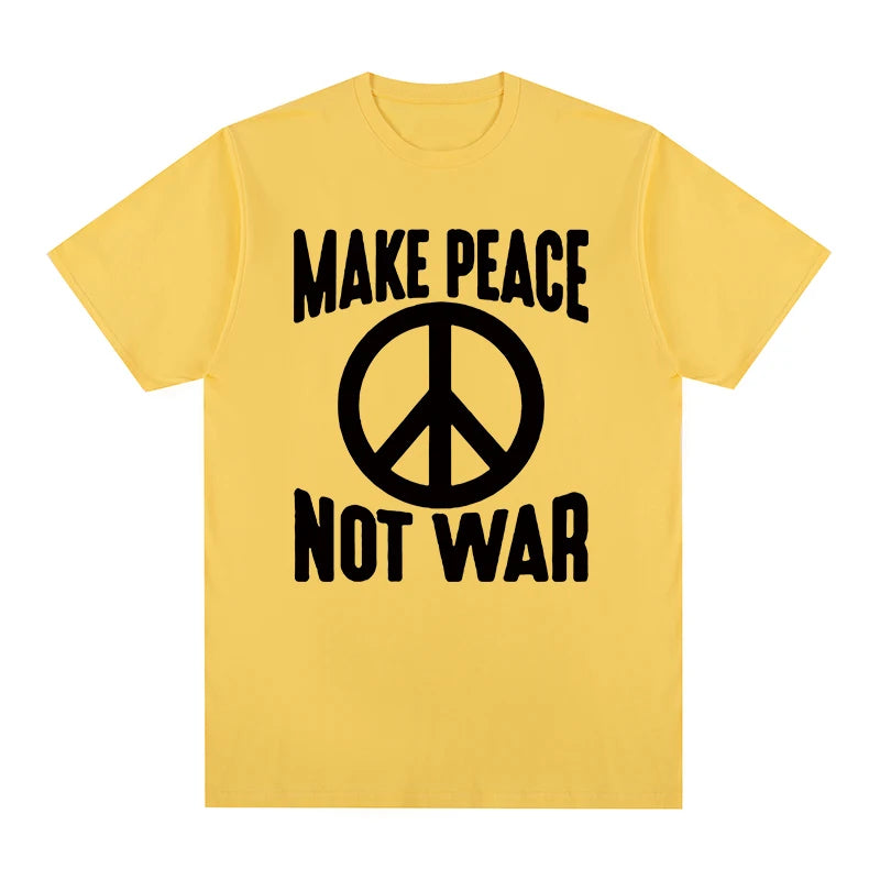Make Love Not War Vintage T-Shirt – Baumwoll-Shirt mit Retro-Statement für Damen & Herren
