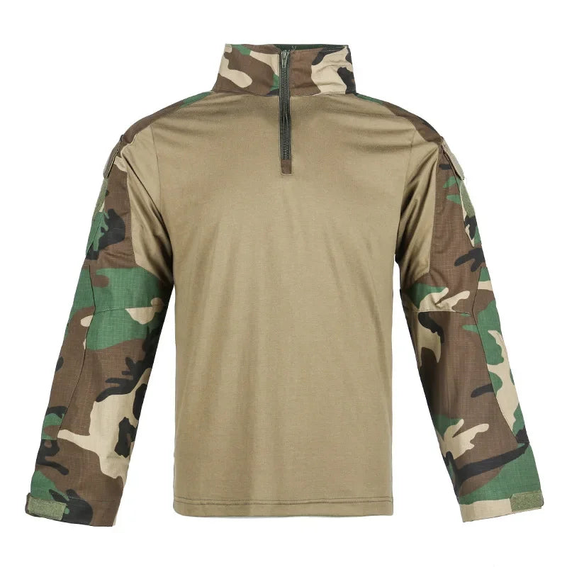 Taktisches Langarm Outdoor Shirt – Herren Tactical Combat Shirt – Atmungsaktiv für Wandern, Jagd & Camping – Größen S–XXXL