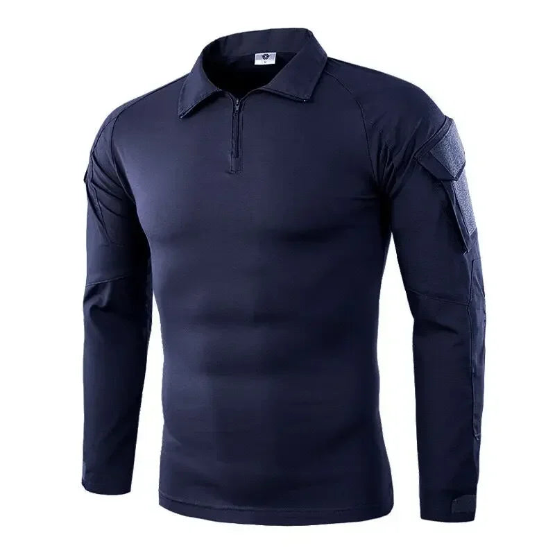 Taktisches Langarm Outdoor Shirt – Herren Tactical Combat Shirt – Atmungsaktiv für Wandern, Jagd & Camping – Größen S–XXXL