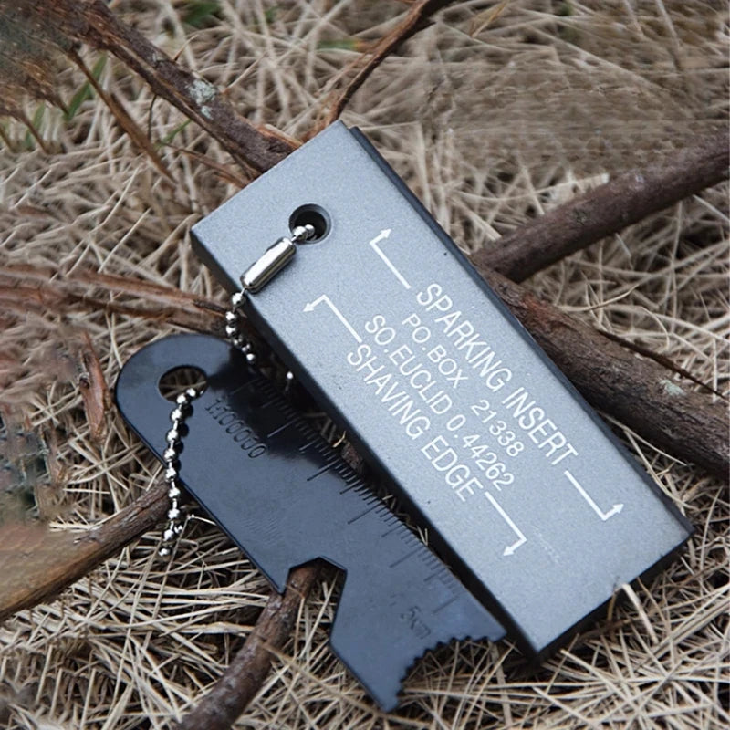 Wasserdichter Magnesium Feuerstarter – Outdoor Survival Flint & Steel Fire Kit, Zuverlässiges Feuerzeug-Werkzeug für Camping, Bushcraft & Notfallausrüstung