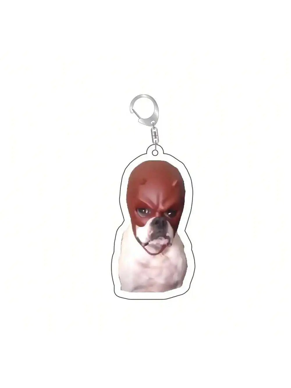 Lustiger Meme Schlüsselanhänger – Acryl Anhänger mit Katze oder Hund – Schlüsselring für Tasche, Auto & Smartphone