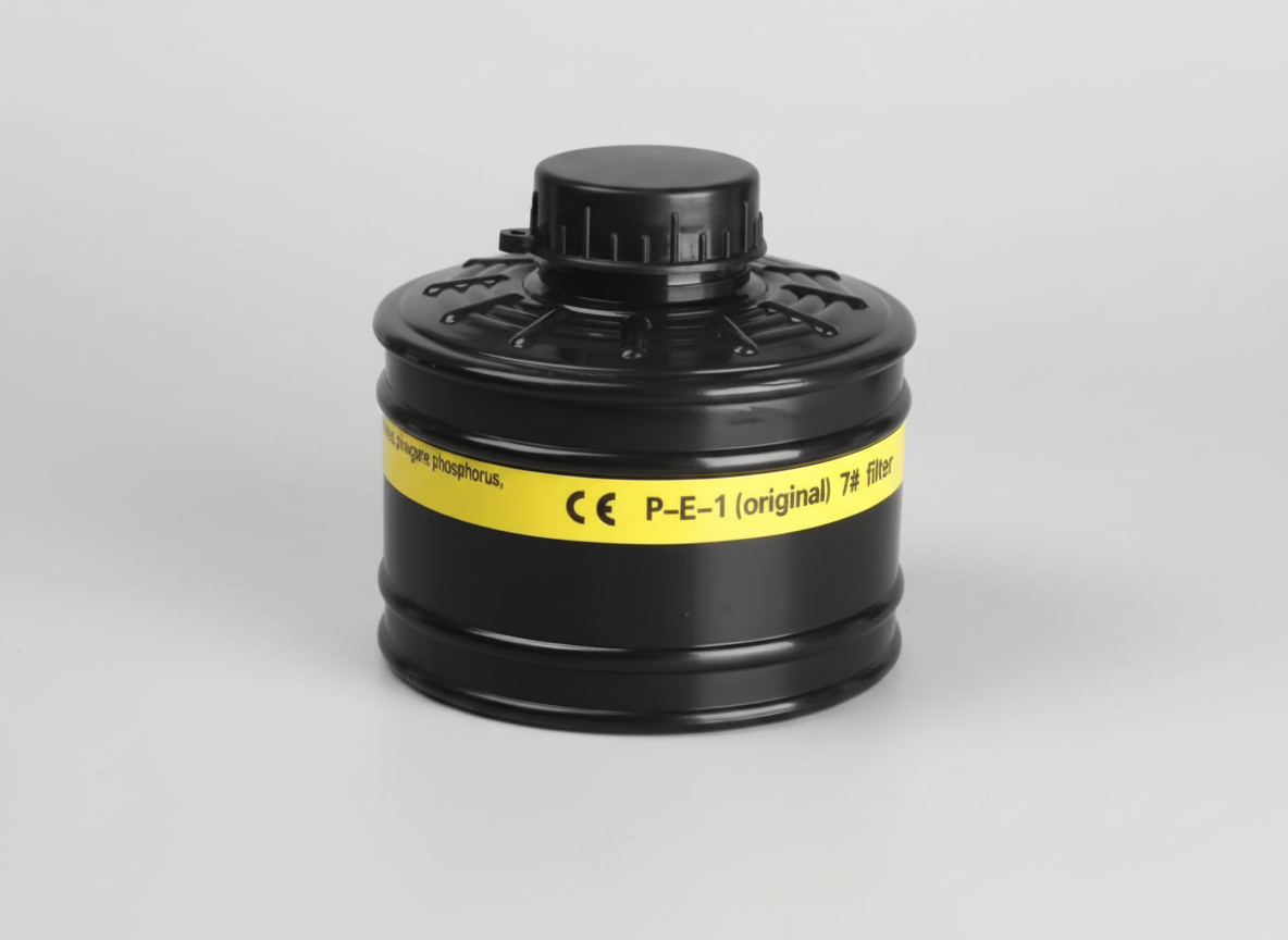 SZYSF 40mm Gasmasken-Filter – Hochleistungs-Aktivkohlefilter für Chemische Atemschutzmasken, Ersatz-Filterkartusche gegen Gase, Dämpfe & Staub