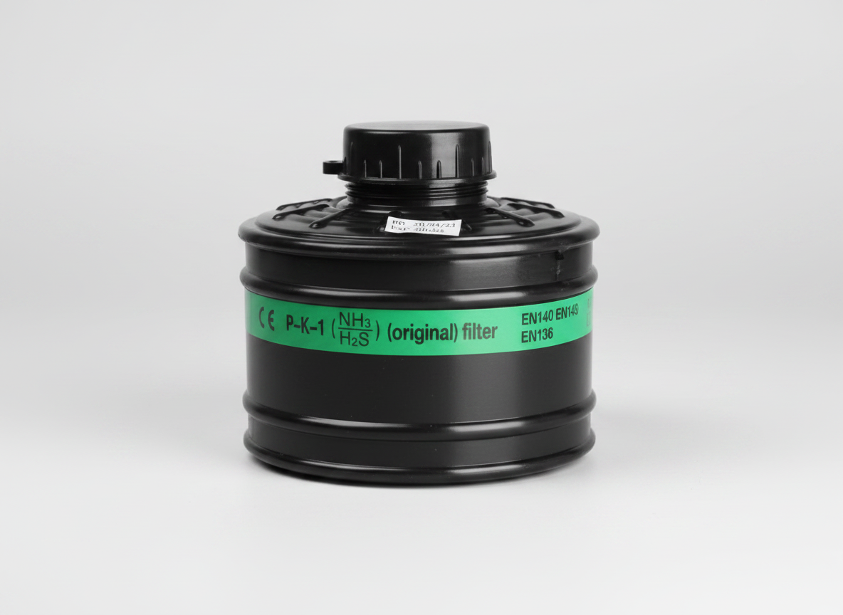 SZYSF 40mm Gasmasken-Filter – Hochleistungs-Aktivkohlefilter für Chemische Atemschutzmasken, Ersatz-Filterkartusche gegen Gase, Dämpfe & Staub