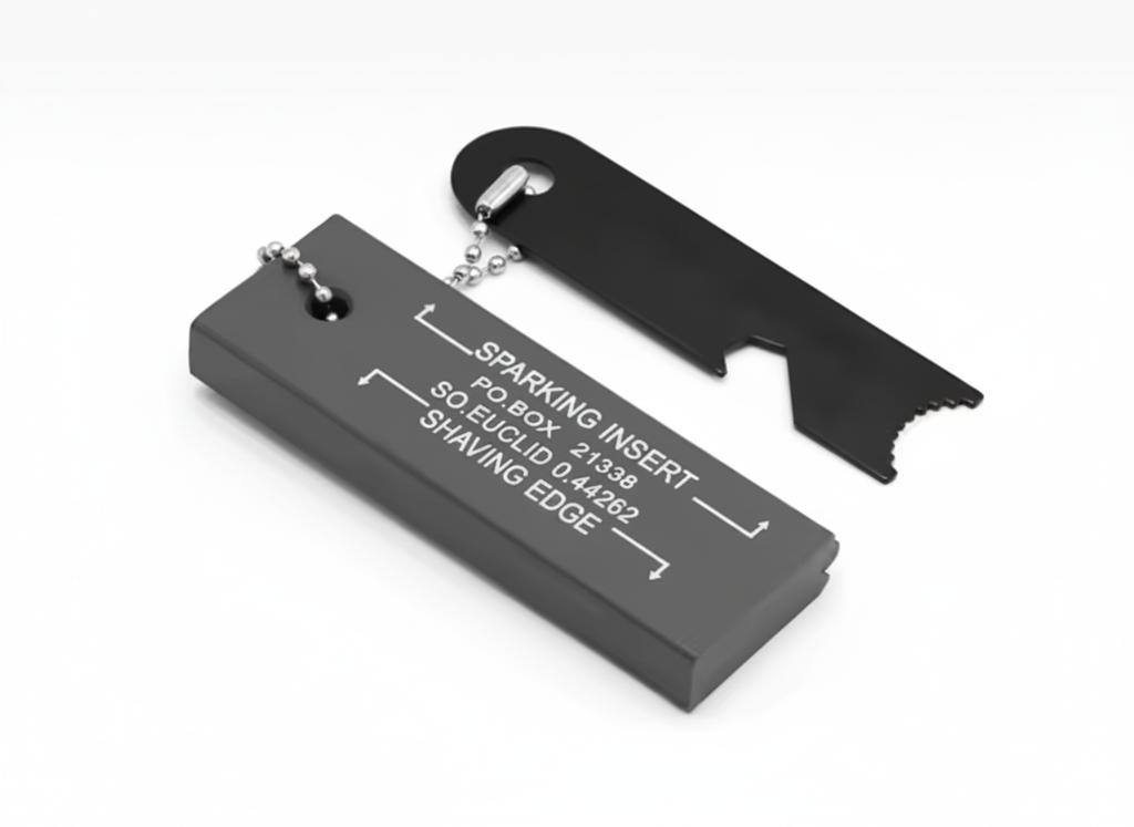 Wasserdichter Magnesium Feuerstarter – Outdoor Survival Flint & Steel Fire Kit, Zuverlässiges Feuerzeug-Werkzeug für Camping, Bushcraft & Notfallausrüstung