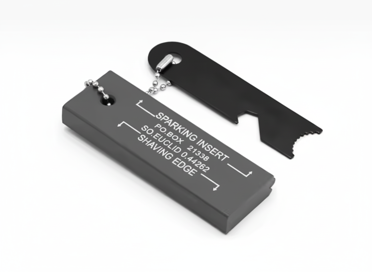 Wasserdichter Magnesium Feuerstarter – Outdoor Survival Flint & Steel Fire Kit, Zuverlässiges Feuerzeug-Werkzeug für Camping, Bushcraft & Notfallausrüstung